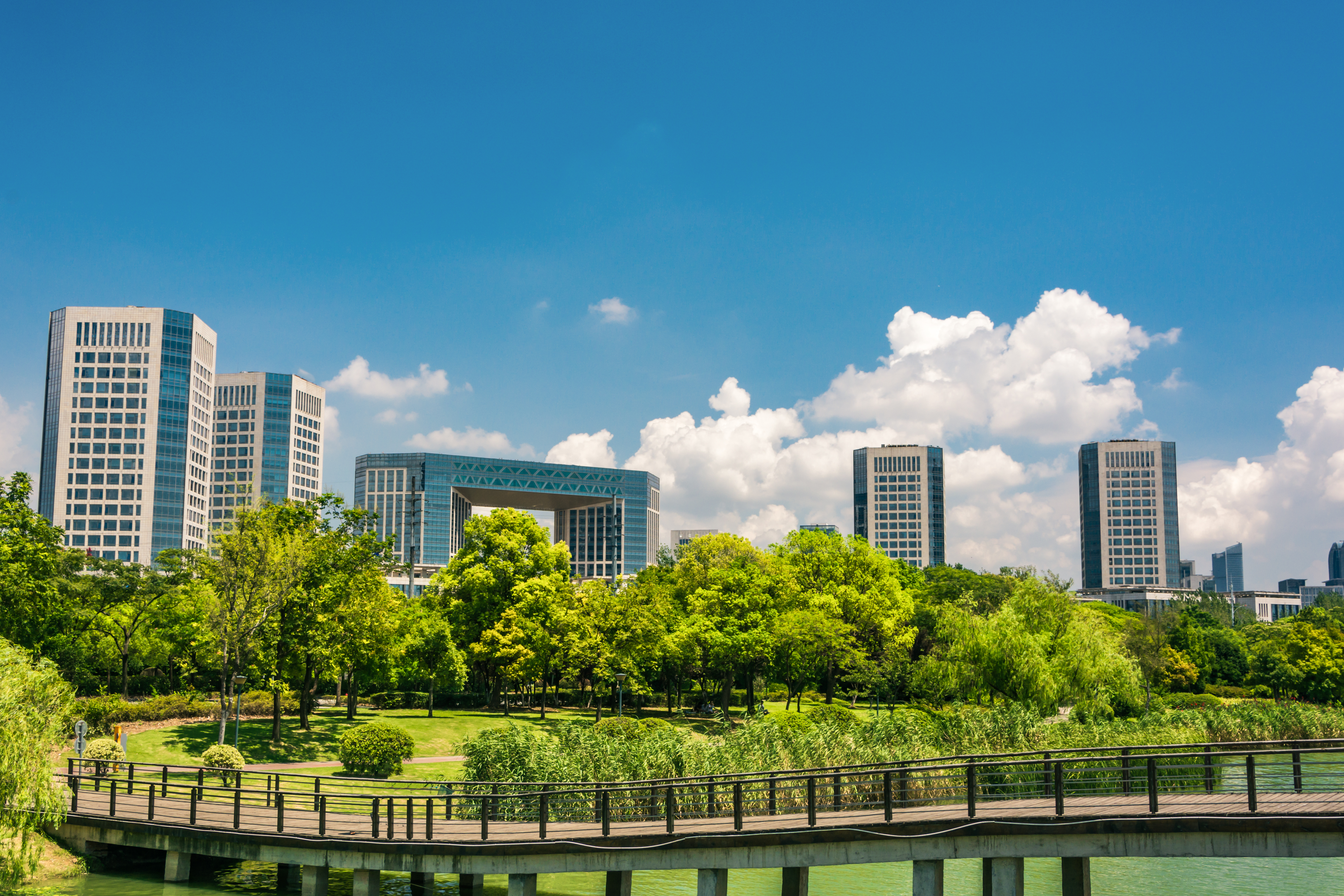 Business buildings